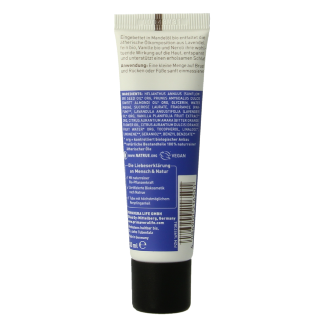 Primavera Sleep Comfort Balm Organic 30ml