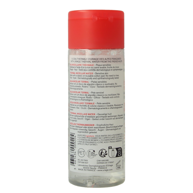 Uriage Eau micellaire thermale peaux sensibles 100 ml