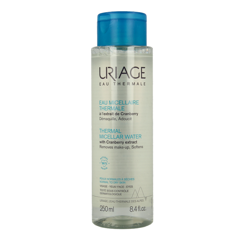 Uriage Agua micelar termal piel normal a seca 250 mililitros