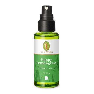 Primavera Room spray happy lemongrass organic 50 Millilitre