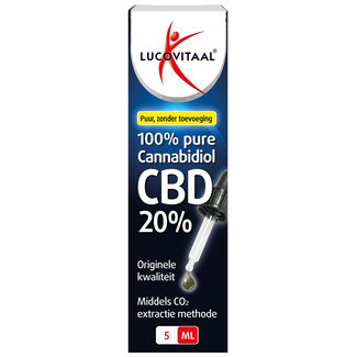 Lucovitaal Lucovitaal CBD olie 20% 5 Milliliter