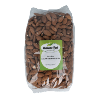 Bountiful Brown Almonds 1000g