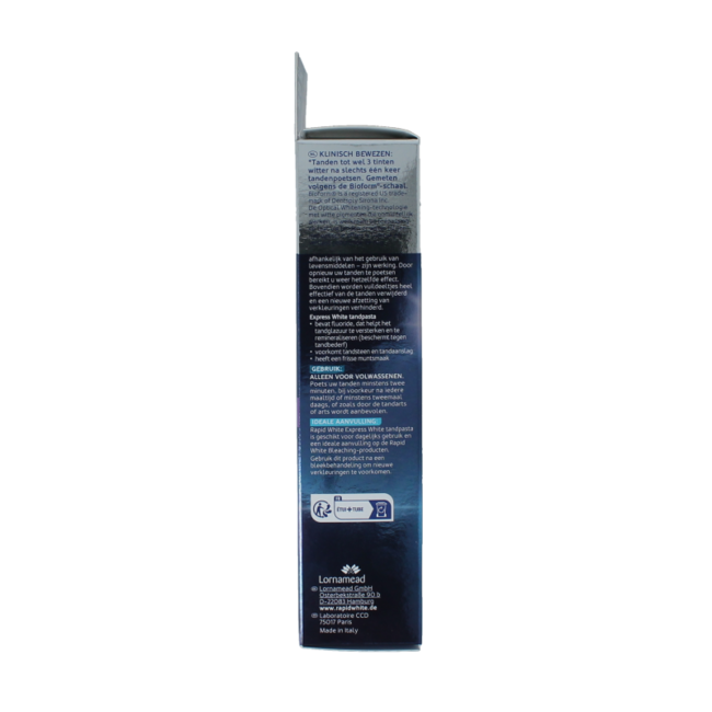 Express white toothpaste 75 Millilitres