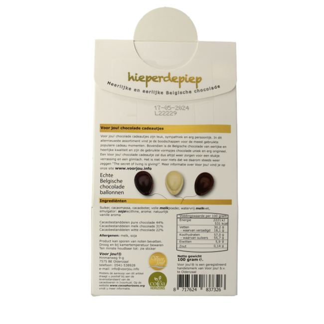 Pour Toi ! Coffret cadeau Hourra 2 100 g