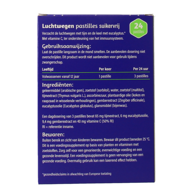 Dampo Pastilles Voies Respiratoires 24 pièces