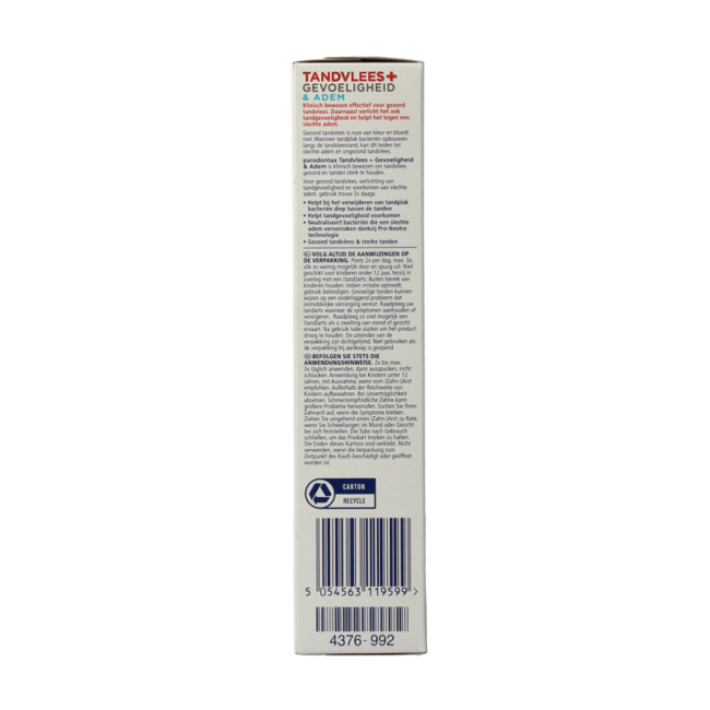 Pasta de dientes encías + sensibilidad y aliento 75 ml