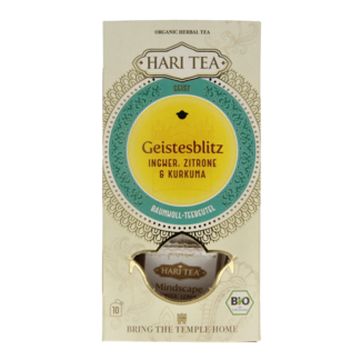 Hari Tea Hari Tea Ginger lemon & tumeric mindscape ginger bio 10 Stuks