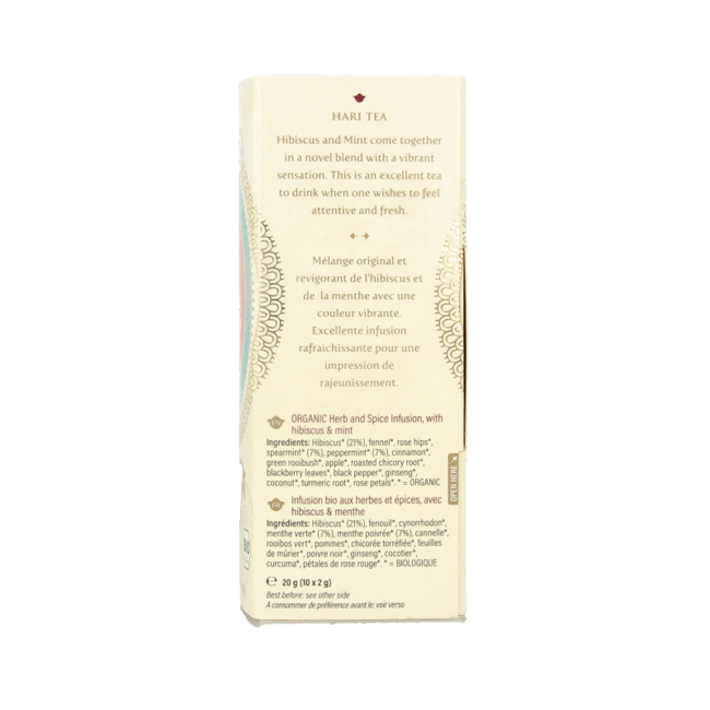 Hari Tea Hibiscus & Menthe New Sensation Bio 10 Sachets