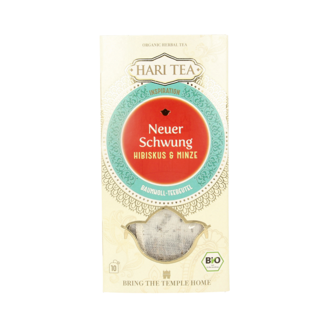 Hari Tea Hibiscus & mint new sensation bio 10 Stuks