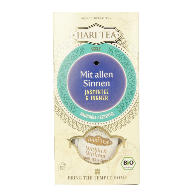 Hari Tea Tè al Gelsomino e Zenzero "Within & Without" Bio 10 Pezzi