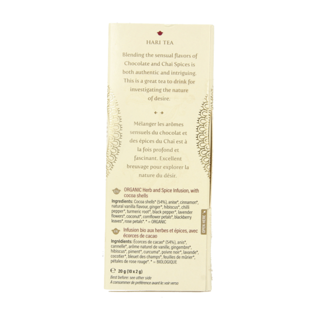 Hari Tea Choco Chai Mistero del Desiderio Bio 10 Pezzi