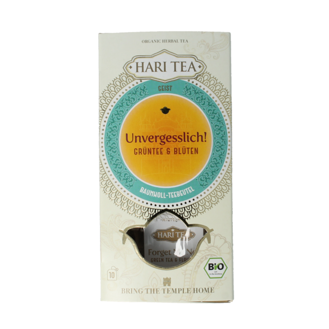 Green tea & flowers forget me not bio 10 Stuks