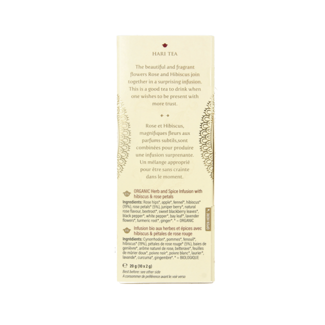 Hari Tea Rose & Hibiskus Face the Moment Bio 10 Stück