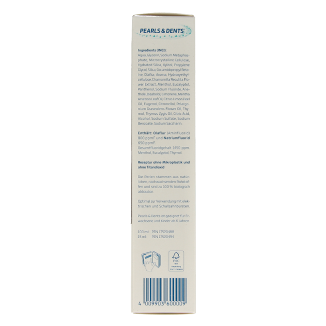 DCC Pearls en Dents medizinische Zahnpasta 100 Milliliter