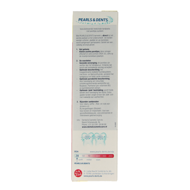DCC Pearls en Dents medizinische Zahnpasta 100 Milliliter