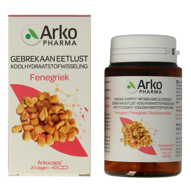 Arkocaps Fenugreek 40 Capsules