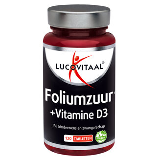 Lucovitaal Comprimidos de ácido fólico + vitamina D3 120 comprimidos