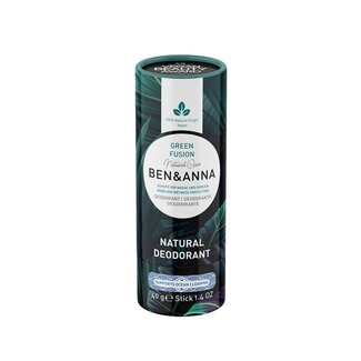Ben & Anna Ben & Anna Desodorante green fusion tubo de papel 40 gramos