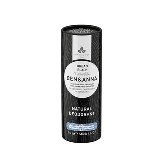Ben & Anna Desodorante urban black tubo de papel 40 Gramos