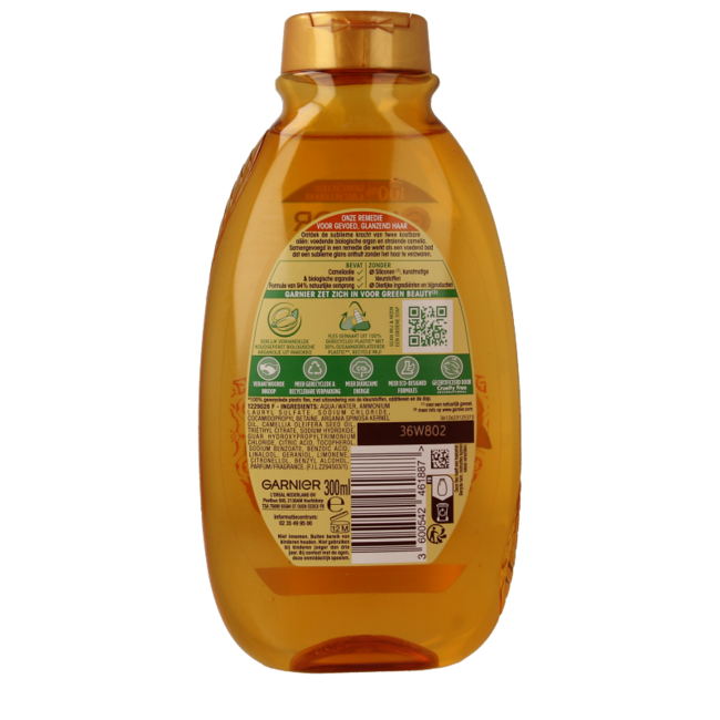 Garnier Loving blends champú argán y camelia 300 mililitros