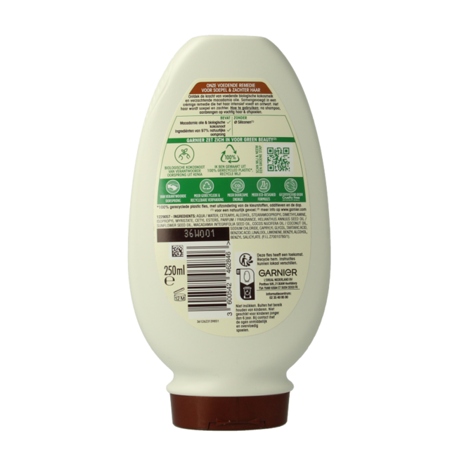 Garnier Loving Blends Coconut Milk Conditioner 250 Millilitres