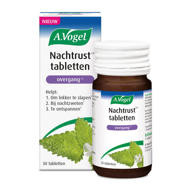 Tabletki A.Vogel Nachtrust na spokojny sen w okresie menopauzy, 30 sztuk