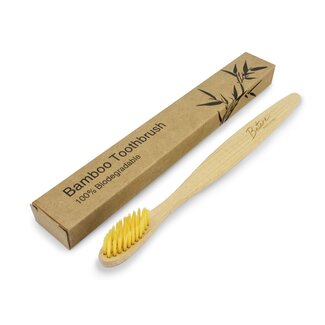 Betere Producten Betere Producten Bambus-Zahnbürste für Erwachsene, Gelb, 1 Stück