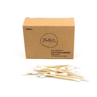 Betere Producten Betere Producten Bamboo Cotton Buds 200 Pieces