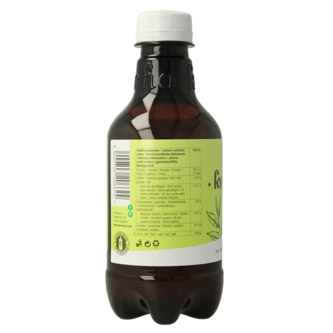Purasana Kombucha matcha vegan bio 330 mililitros