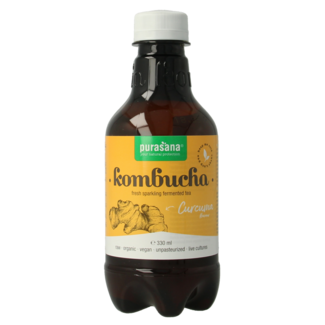 Purasana Purasana Kombucha curcuma vegan biologico 330 Millilitri