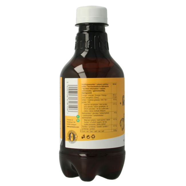 Purasana Kombucha turmeric vegan organic 330 Millilitres