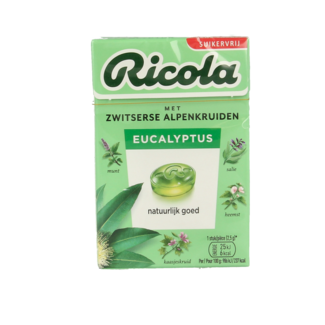 Ricola Eucalipto sin azúcar 50 gramos