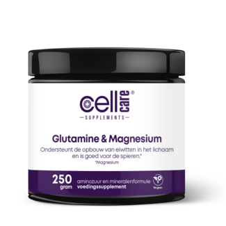 CellCare Glutamina y magnesio 250 gramos