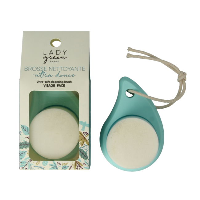Lady Green Ultra miękka szczoteczka do oczyszczania twarzy, 1 sztuka