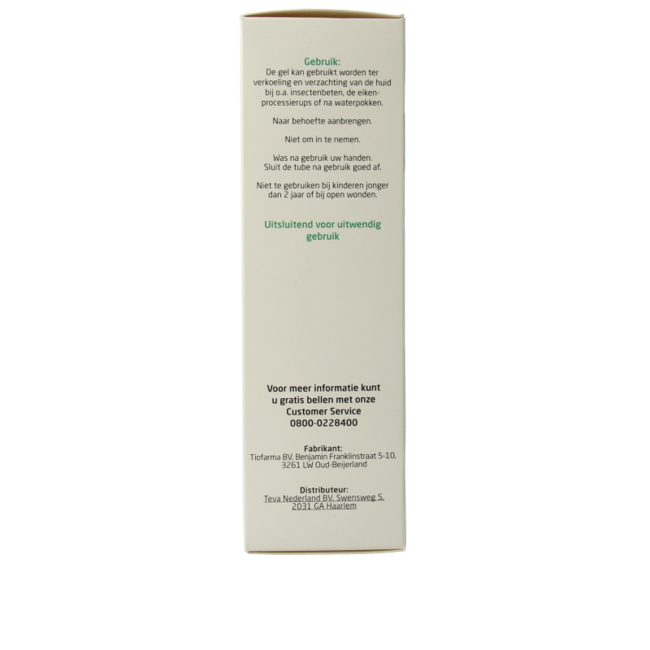 Teva Levomenthol gel refrescante 1% 100 gramos