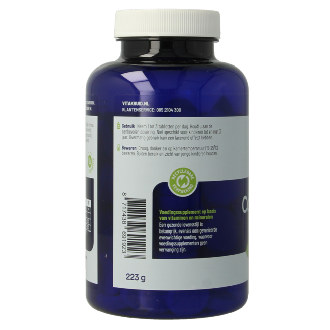 Calcio 400 & D3 da Alga Rossa sostenibile Aquamin TG 90 Compresse Masticabili