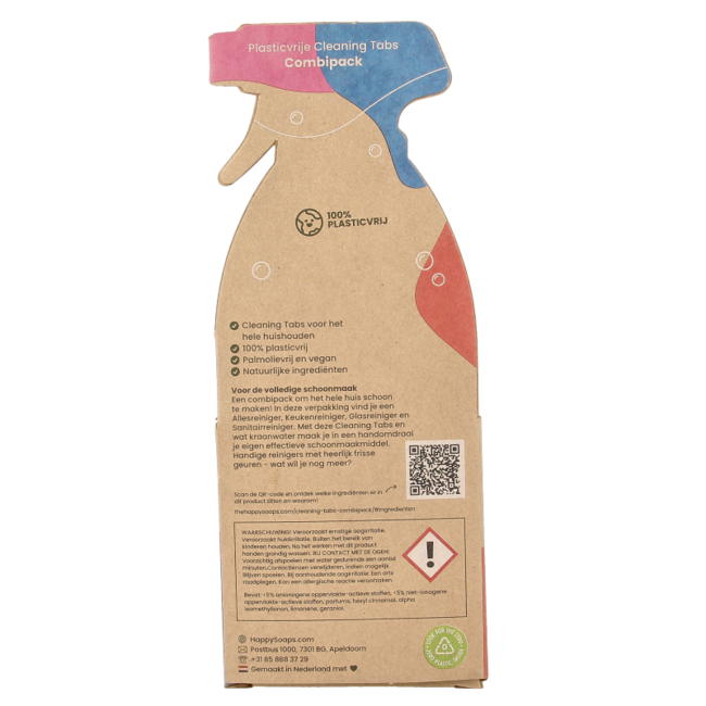 Cleaning tabs combipack alles-, keuken- en sanitai 4 Stuks