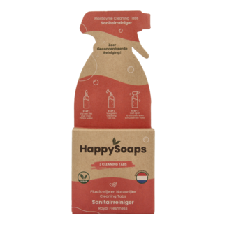 Happysoaps Tabletki czyszczące Happysoaps do łazienki "Royal Freshness", 3 sztuki