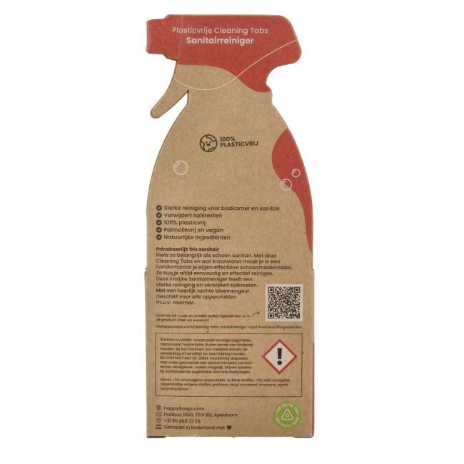 Tabletki czyszczące Happysoaps do łazienki "Royal Freshness", 3 sztuki