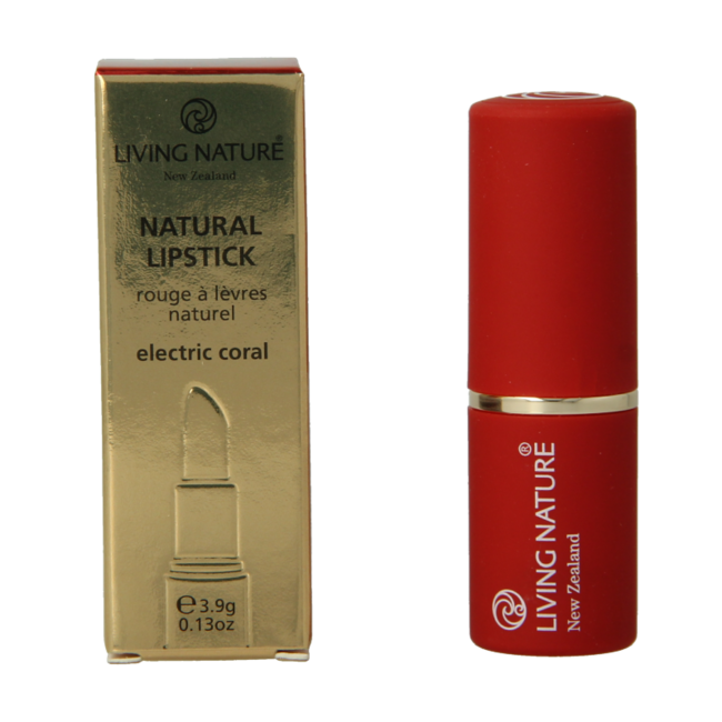 Living Nature Lipstick electric coral 4 Gram