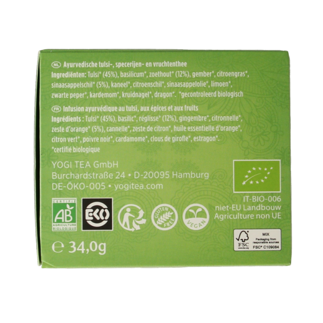Tulsi relax thee bio 17 Bolsitas