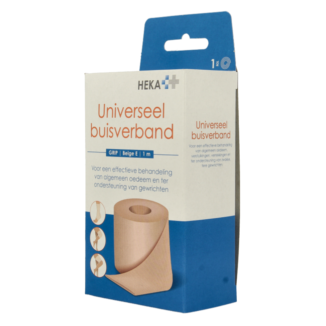 Heka Grip Compression Bandage Beige Size D 1 Piece