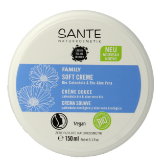 Sante Sante Family crema suave de caléndula bio 150 ml