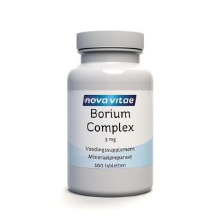 Nova Vitae Nova Vitae Borium Komplex 3 mg 100 Tabletten