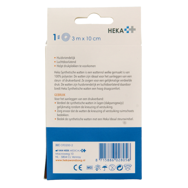 Cotone Sintetico Heka 3m x 10cm 1 Pezzo