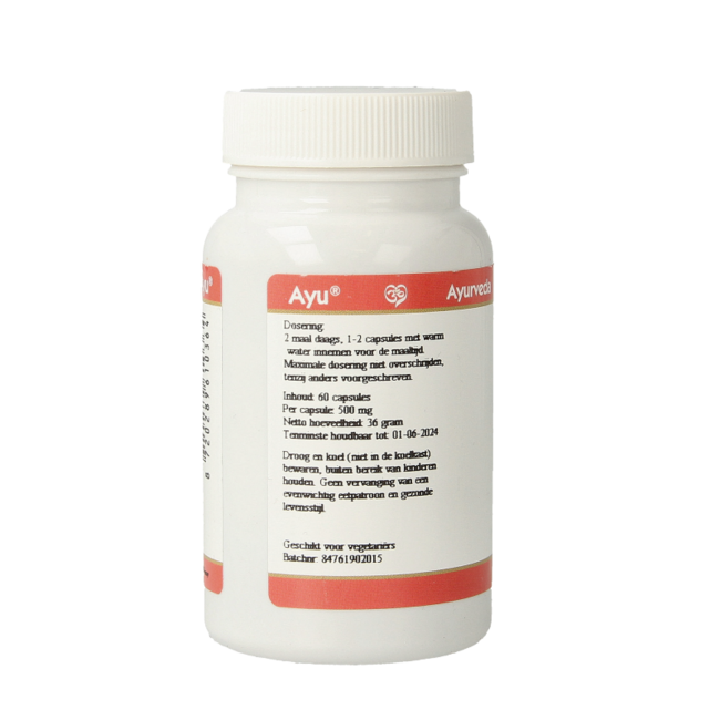 Ayurveda BR Ayu gluco 60 Cápsulas vegetarianas
