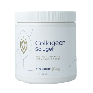 Vitakruid Collageen Solugel polvere con vitamina C & D 250 grammi