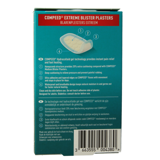 Blister Plaster Extreme 6 Pieces