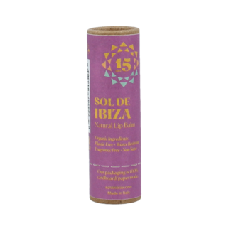 Sol De Ibiza Sol De Ibiza Bálsamo labial vegano SPF15 5 gramos