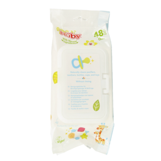 Nuby Dummy + teething ring wipes 48 pieces